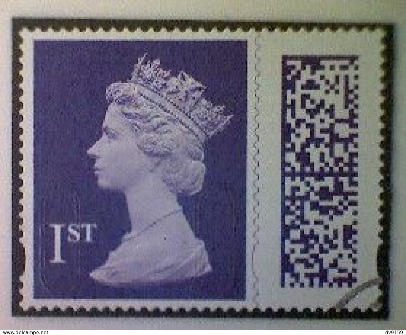 Great Britain, Scott MH501, Used (o), 2022 Machin (MEIL/M22L) Queen Elizabeth II, 1st, Violet - Machins