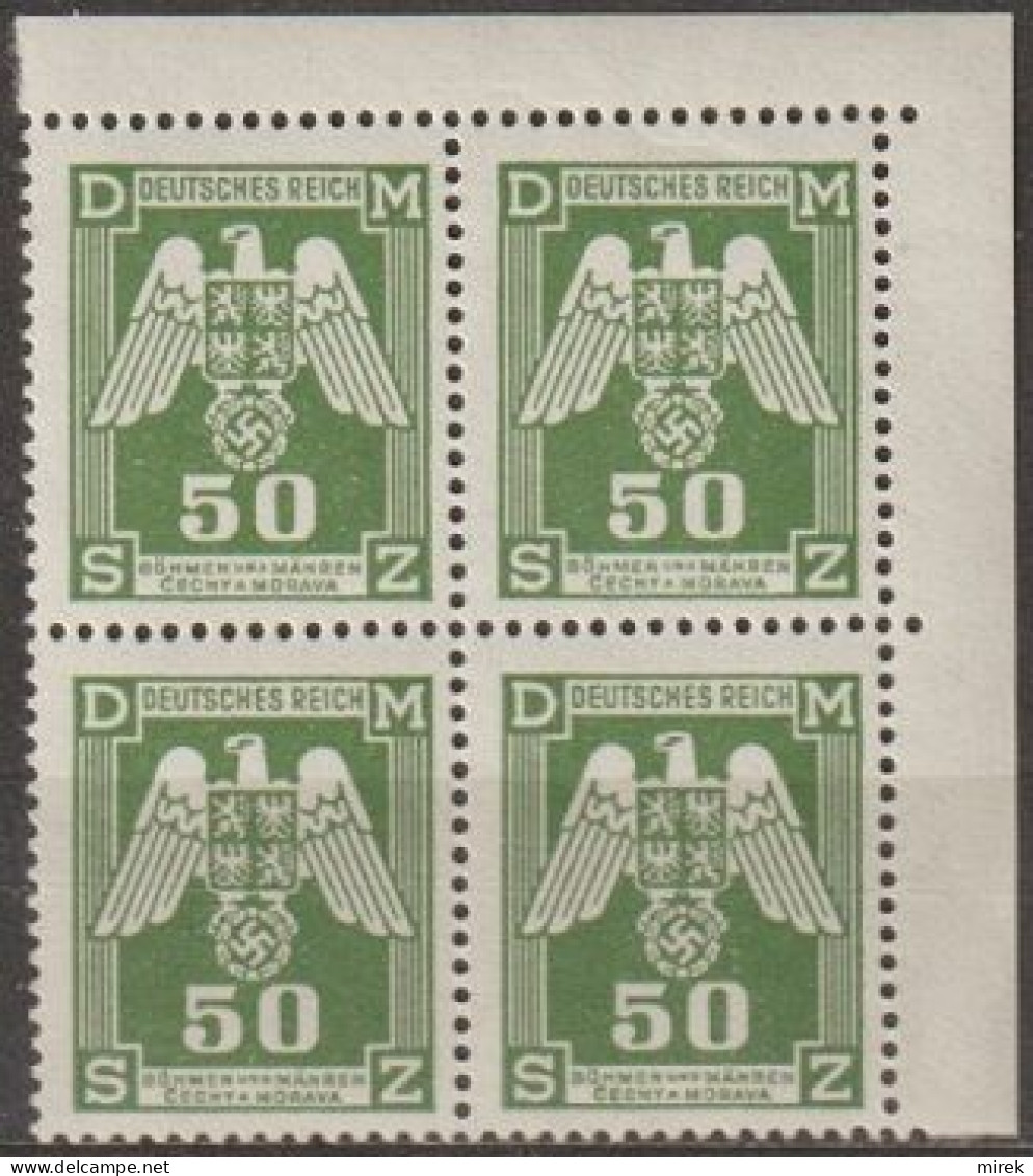 029/ Pof. SL 15, Corner 4-block - Unused Stamps