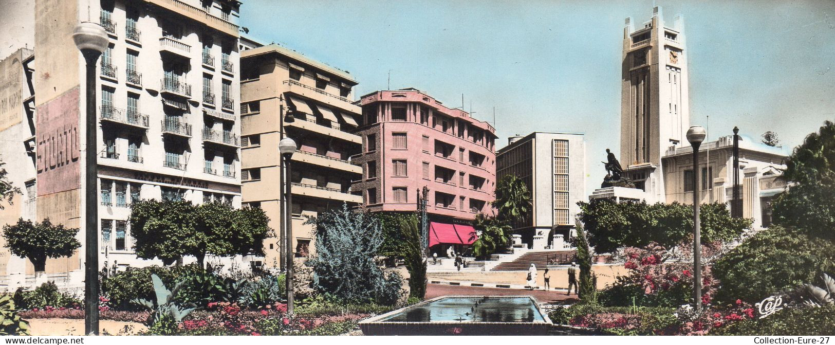 (16/05/24) ALGERIE-CPSM MOSTAGANEM - CARTE LONGUE PANORAMIQUE - Mostaganem