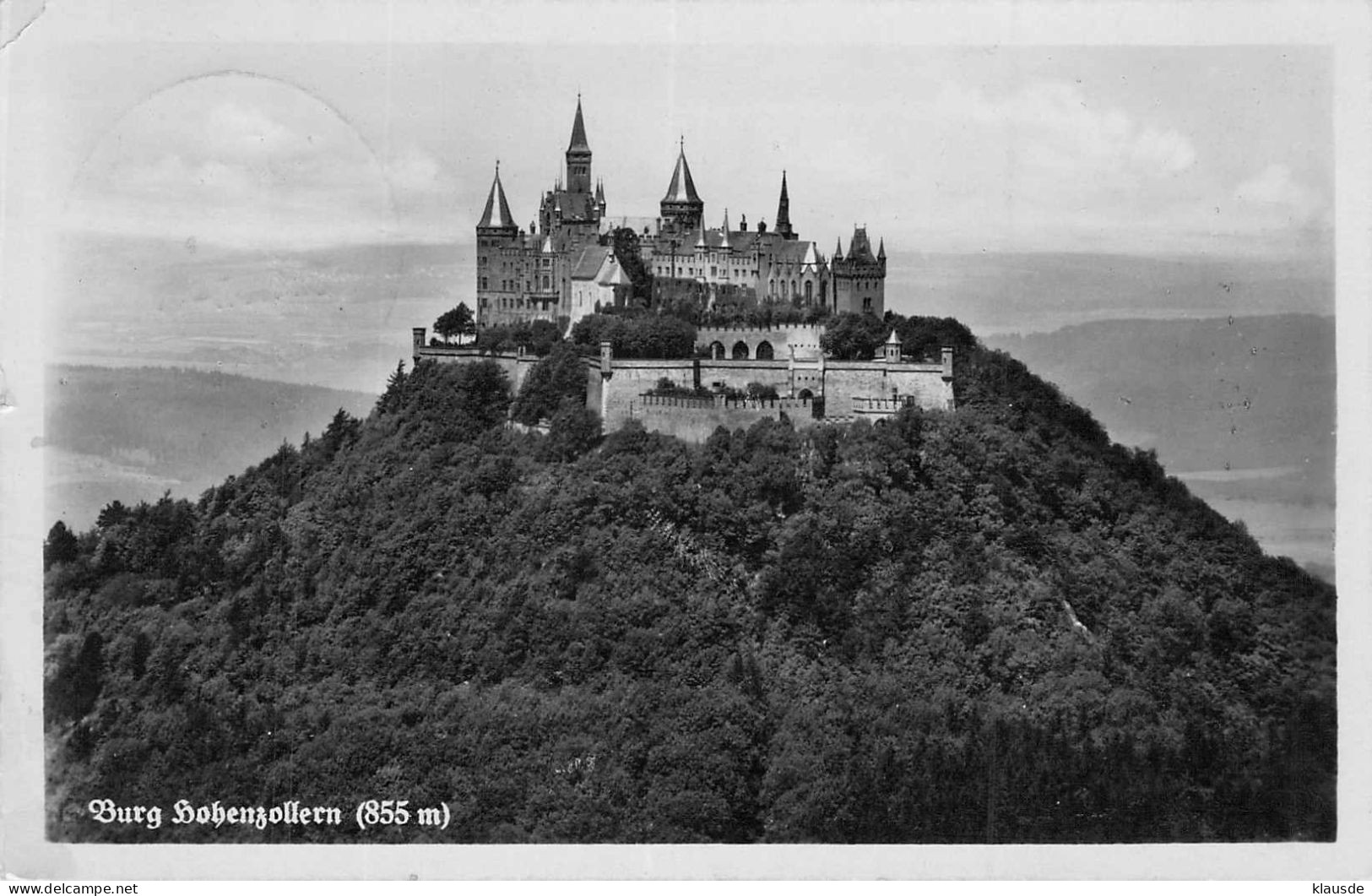 Burg Hohenzollern (Hechingen) Gel.1937 (SST) - Hechingen