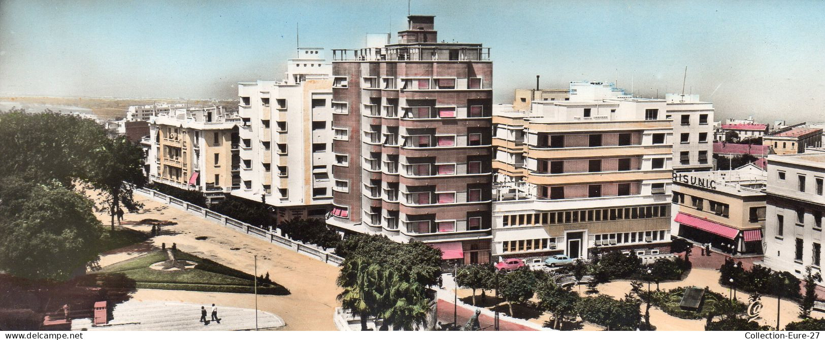 (16/05/24) ALGERIE-CPSM MOSTAGANEM - CARTE LONGUE PANORAMIQUE - Mostaganem