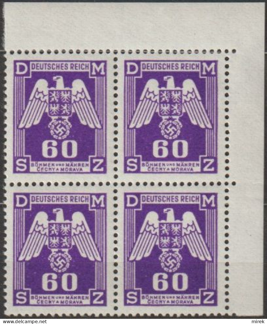 030/ Pof. SL 16, Corner 4-block - Unused Stamps