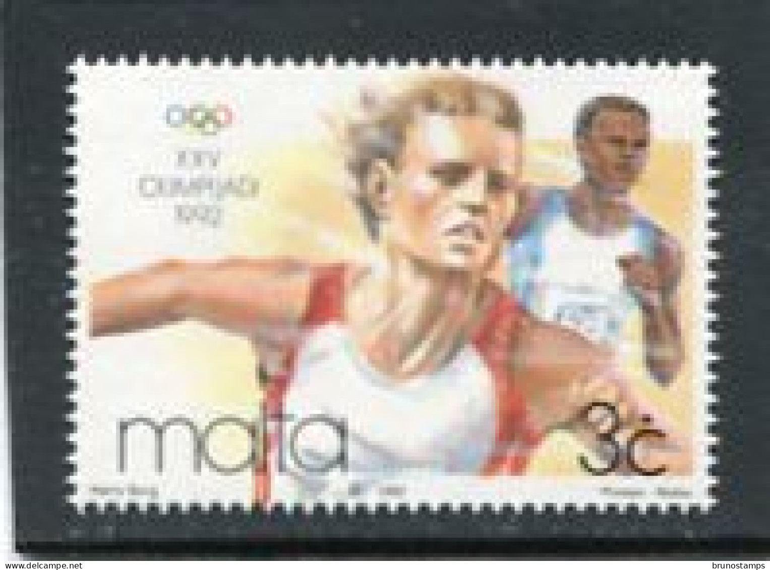 MALTA - 1992  3c  OLYMPIC GAMES  MINT NH - Malta