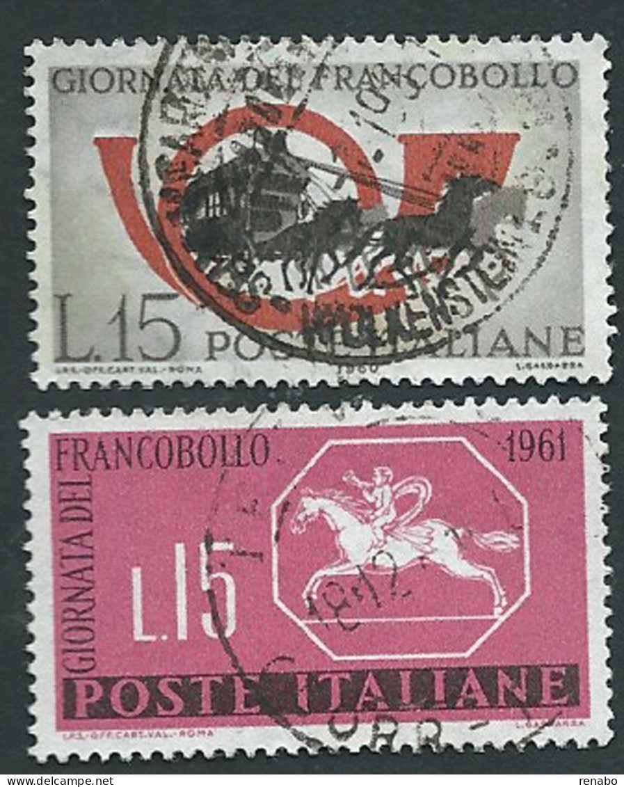 Italia, Italy, Italien, Italie 1960 E 1961 ; Cavalli, Pferde, Horses, Chevaux.. Used - Paarden