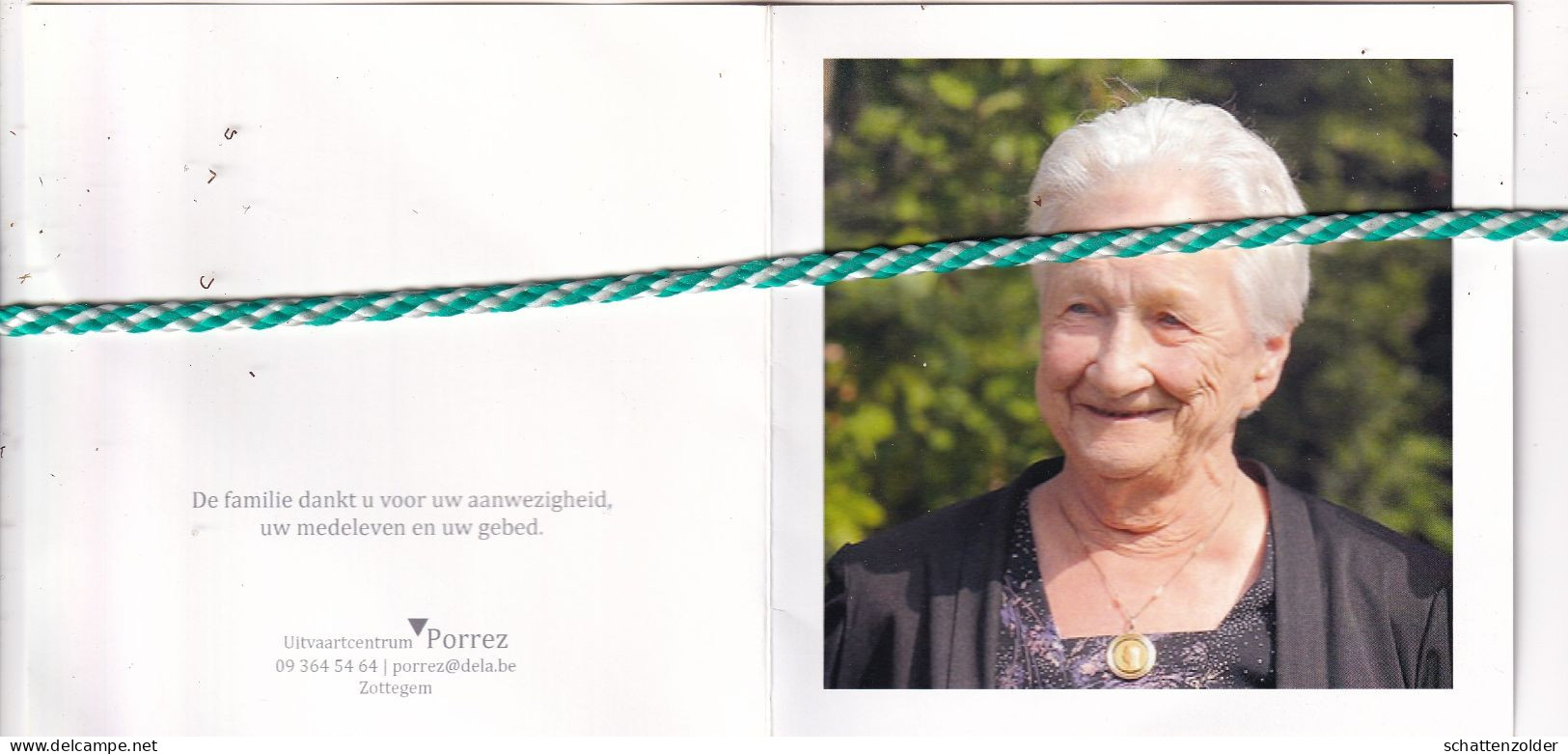 Marguerithe Van Vrekhem-De Mulder, Sint-Lievens-Houtem 1924, 2016. Foto - Obituary Notices