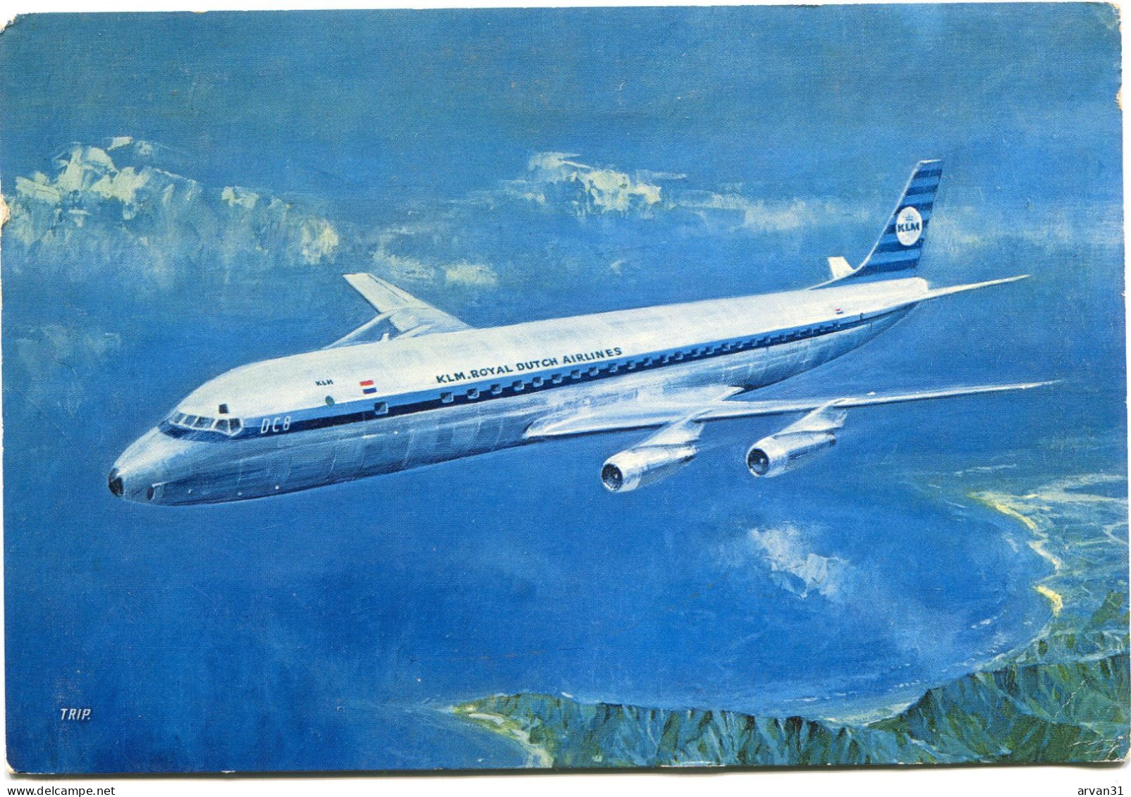 KLM ' S   DOUGLAS DC 8  INTERCONTINENTAL  JET - - 1946-....: Ere Moderne