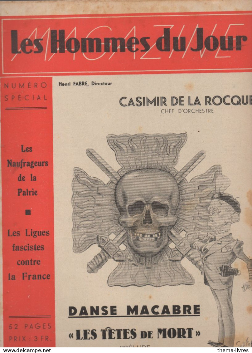 Revue LES HOMMES DU JOUR  N°special Novembre 1934 CASIMIR DE  LA ROQUE ( CAT1082 /SP)) - 1900 - 1949