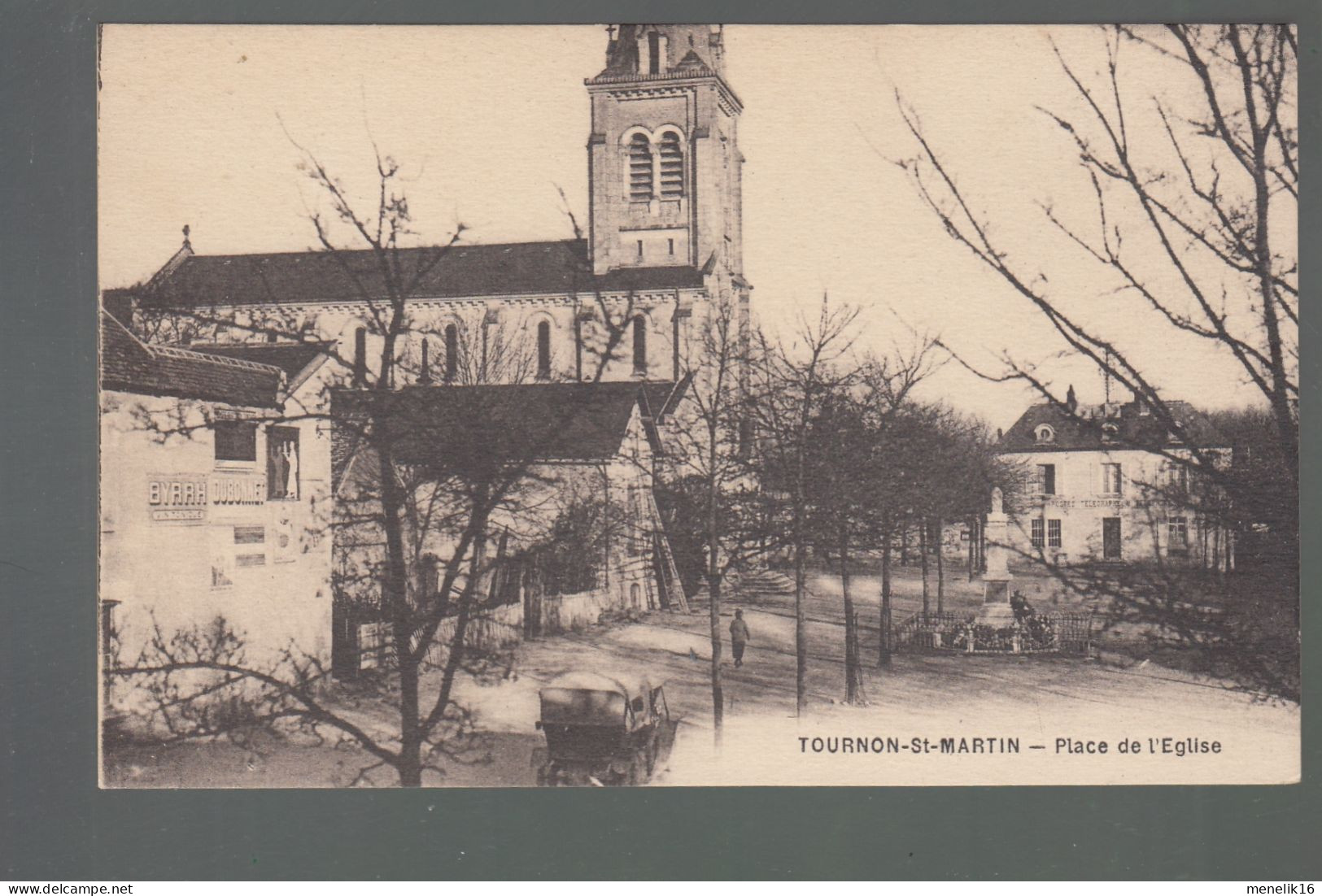 CP - 36 - Tournon-Saint-Martin - Place De L'Eglise - Sonstige & Ohne Zuordnung