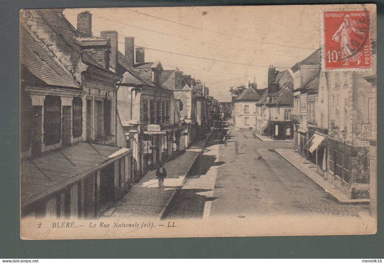 CP - 37 - Bléré - Rue Nationale - Bléré