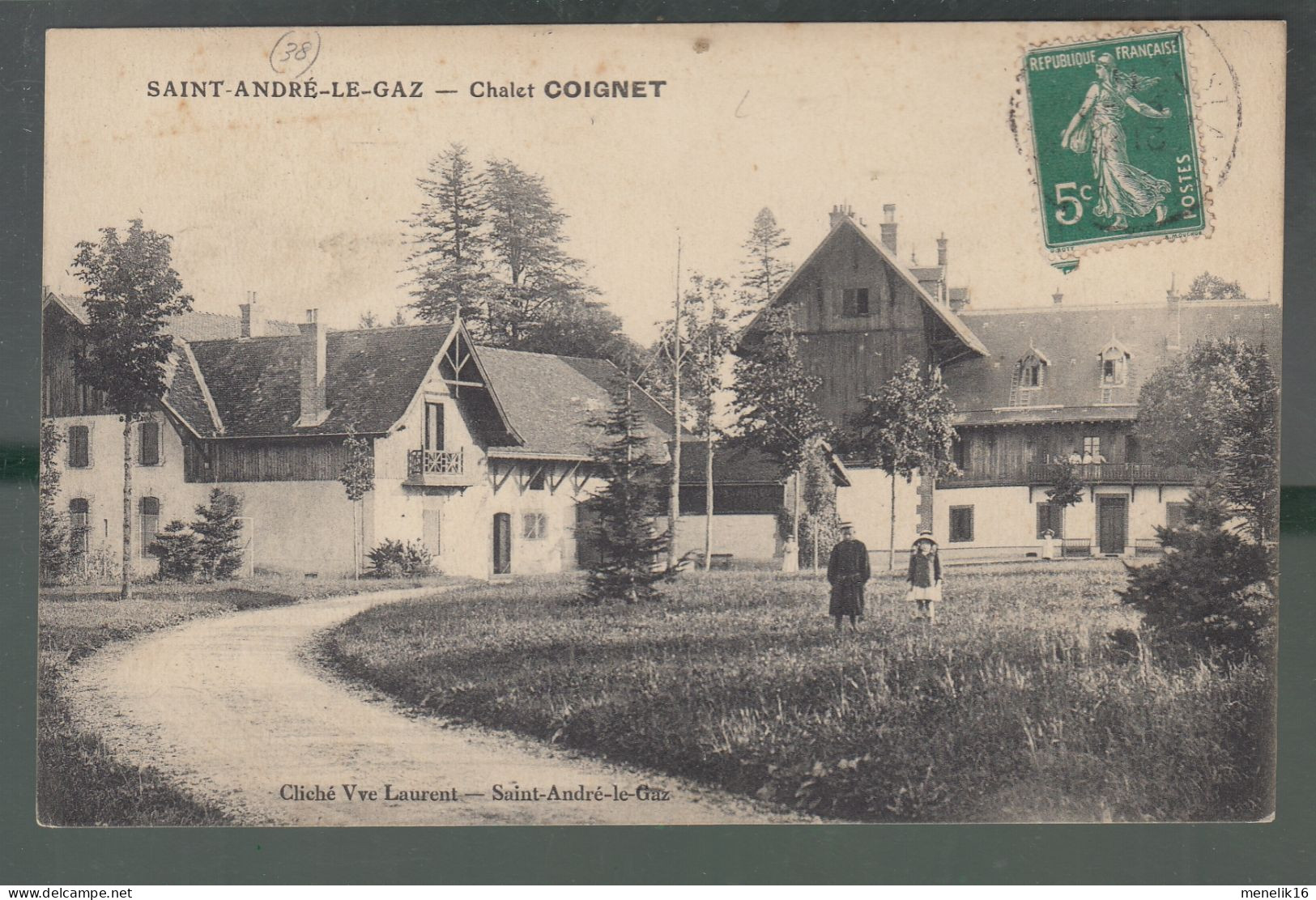 CP - 38 - Saint-André-le-Gaz - Chalet Coignet - Saint-André-le-Gaz