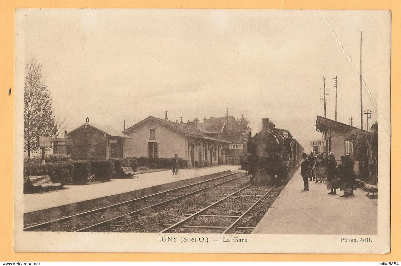 0053  CPA   IGNY (Seine Et Oise)  La Gare -  Train  ++++++++++++++++++++++++++++ - Igny