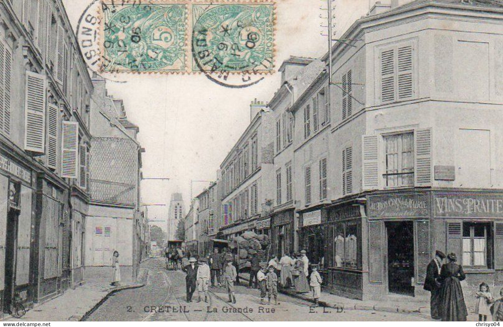 4V4Sb    94 Créteil La Grande Rue Magasin "au Bon Coin De La Mairie" - Creteil
