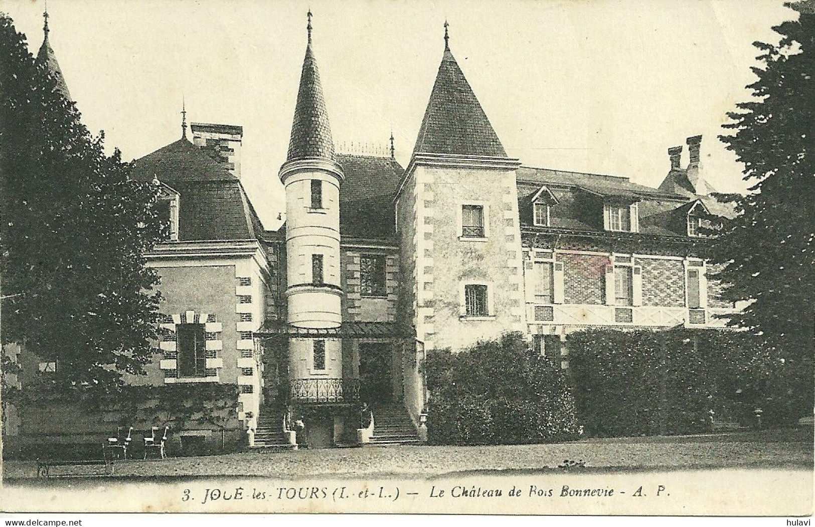 37  JOUE LES TOURS - LE CHATEAU DE BOIS BONNEVIE (ref 8333) - Autres & Non Classés