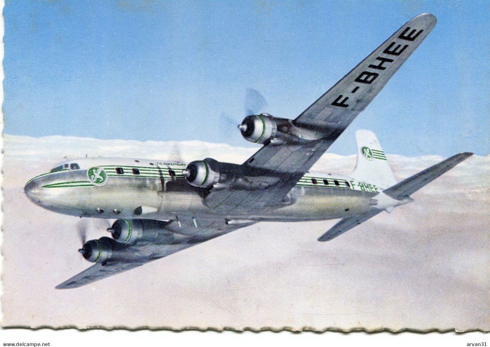SUPER DC 6 B - COMPAGNIE De TRANSPORTS AERIENS INTERCONTINENTAUX  - - 1946-....: Ere Moderne