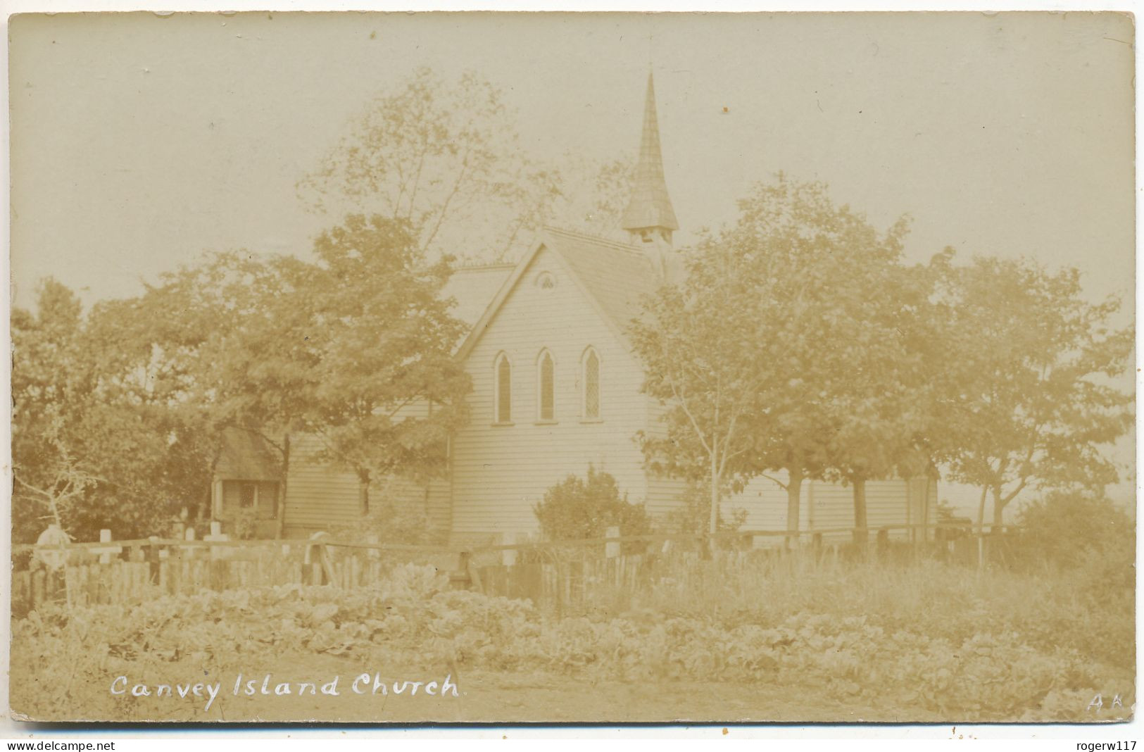 Canvey Island Church, 1907 Postcard - Other & Unclassified