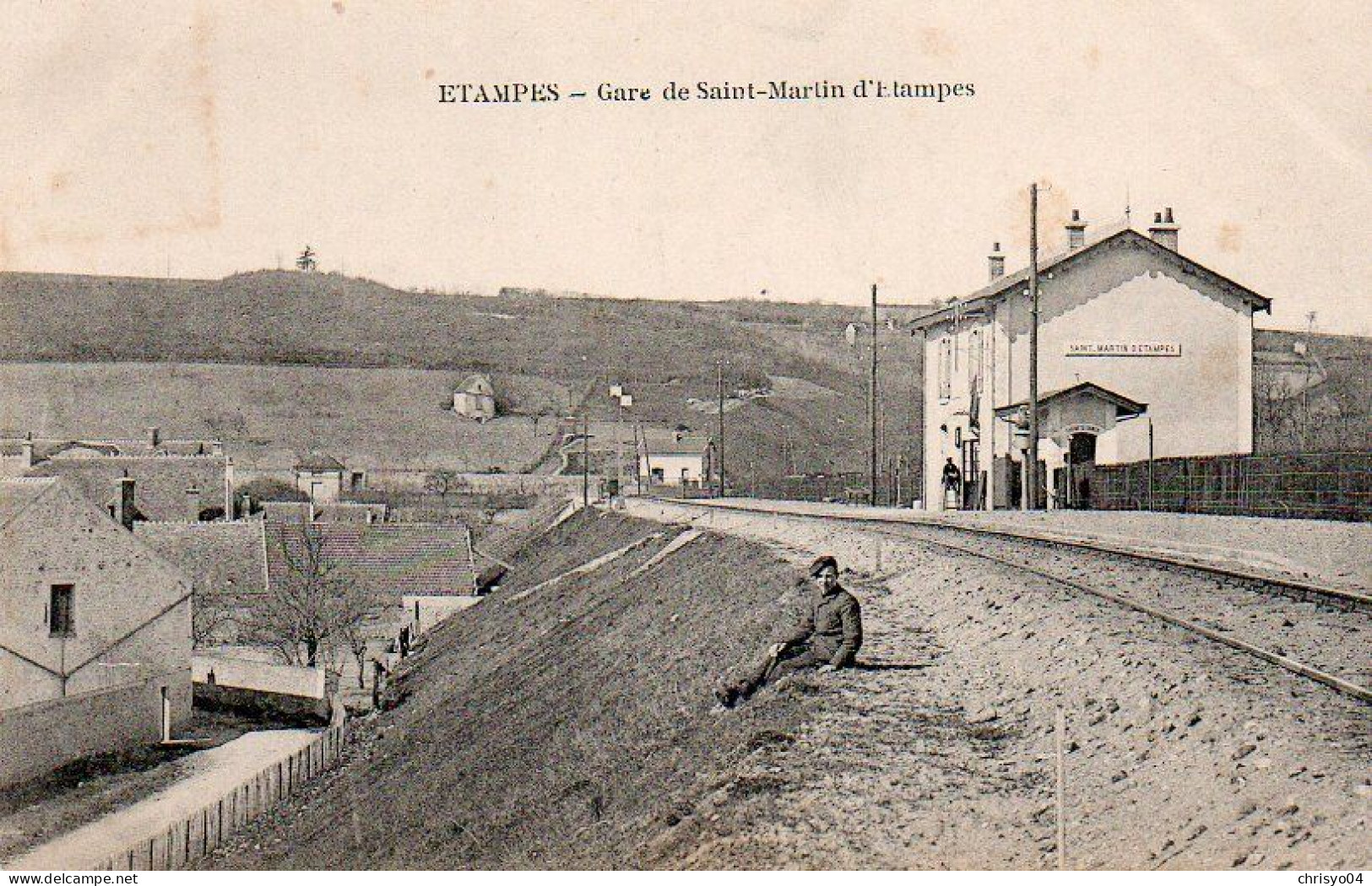 4V4Sb    91 Etampes Gare De St Martin D'Etampes - Etampes