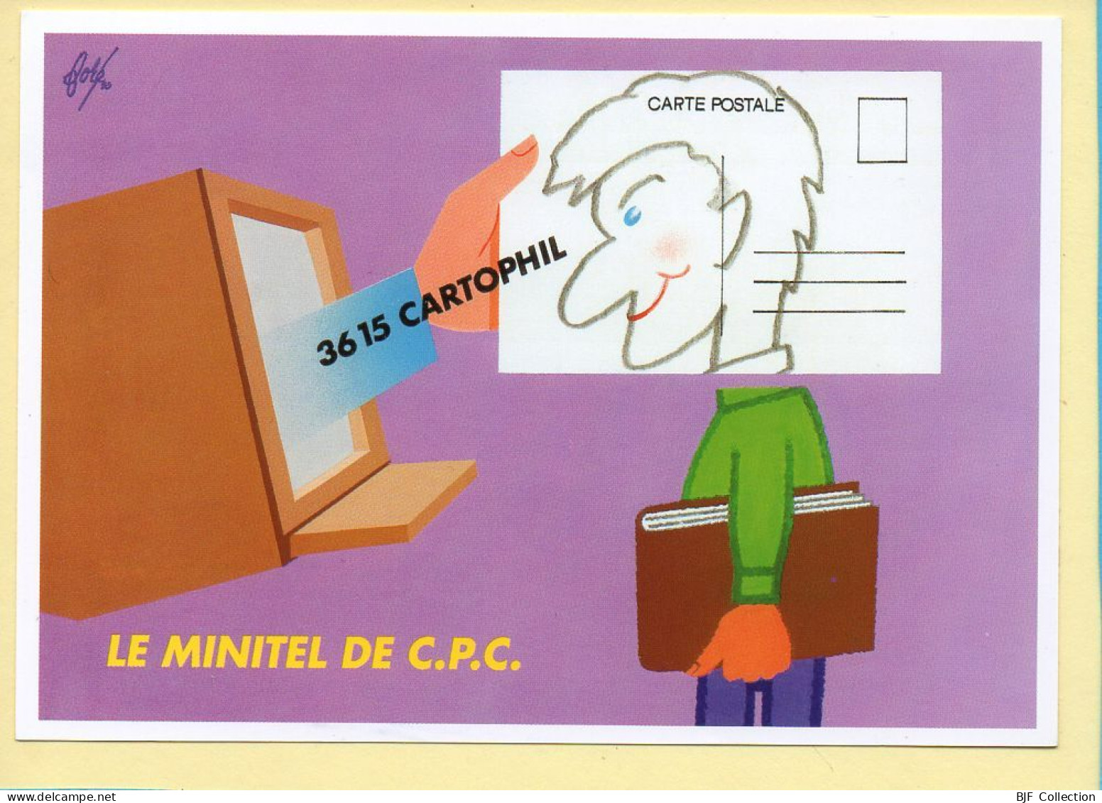 Illustrateur : Dessin De FORE / 3615 CARTOPHIL / Minitel / CPC N° 150 / Tirage Limité / 1993 - Fore