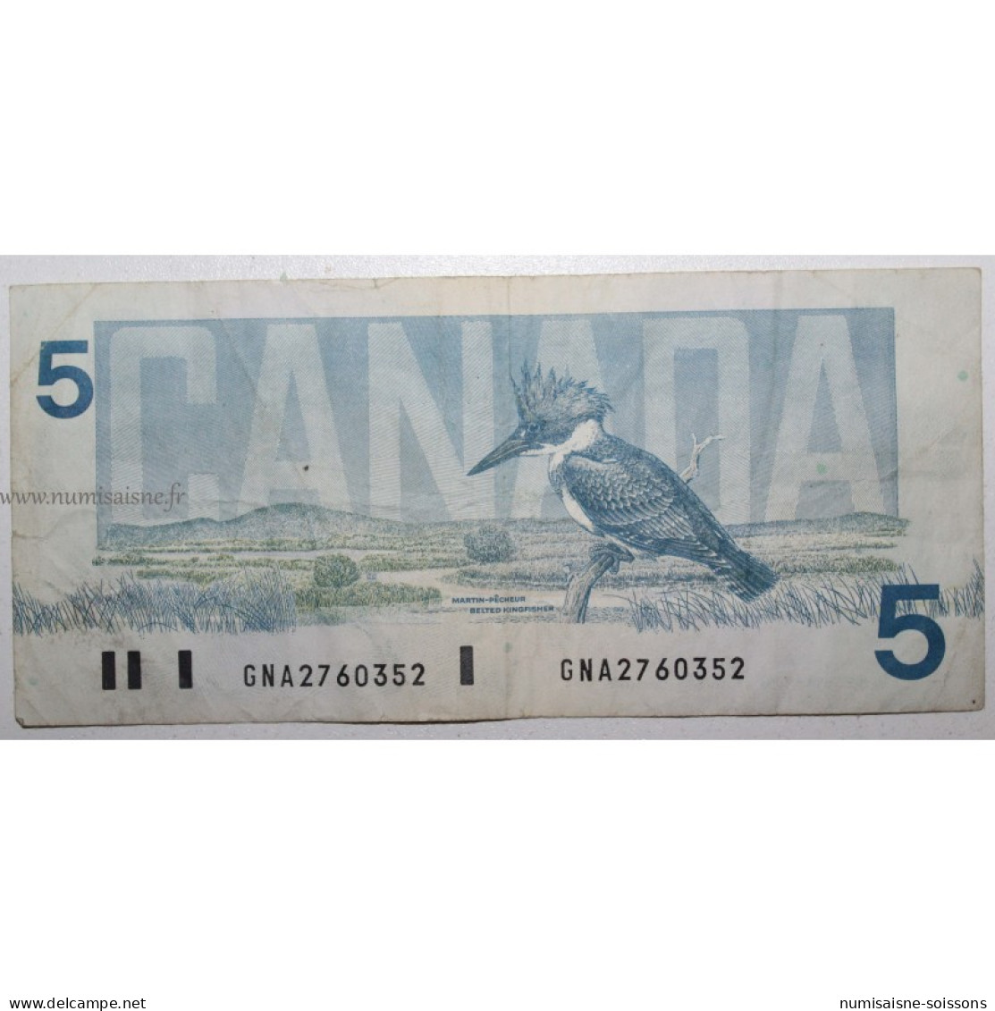 CANADA - Pick 95b - 5 Dollars 1986 - GNA2760352 - B/TB - Kanada