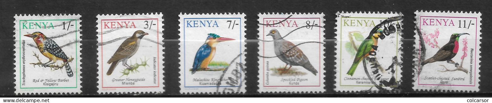 KENYA  N°  562 /567   " OISEAUX " - Kenya (1963-...)