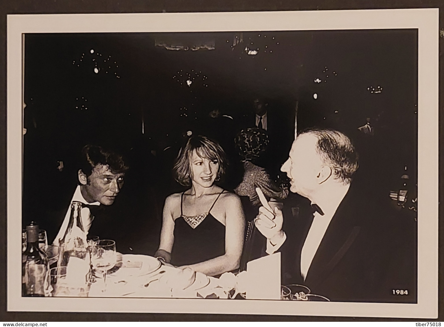 Carte Postale : Johnny Hallyday Et Nathalie Baye - Festival De Cannes 1984 - Entertainers