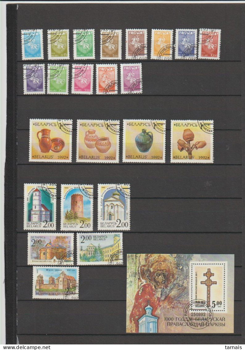 Belarus Lot De 24 Timbres (lot 335) - Wit-Rusland