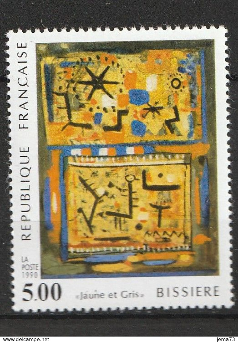 N° 2672 Série Artistique Roger Bissière: Beau  Timbre Neuf Impeccable - Unused Stamps