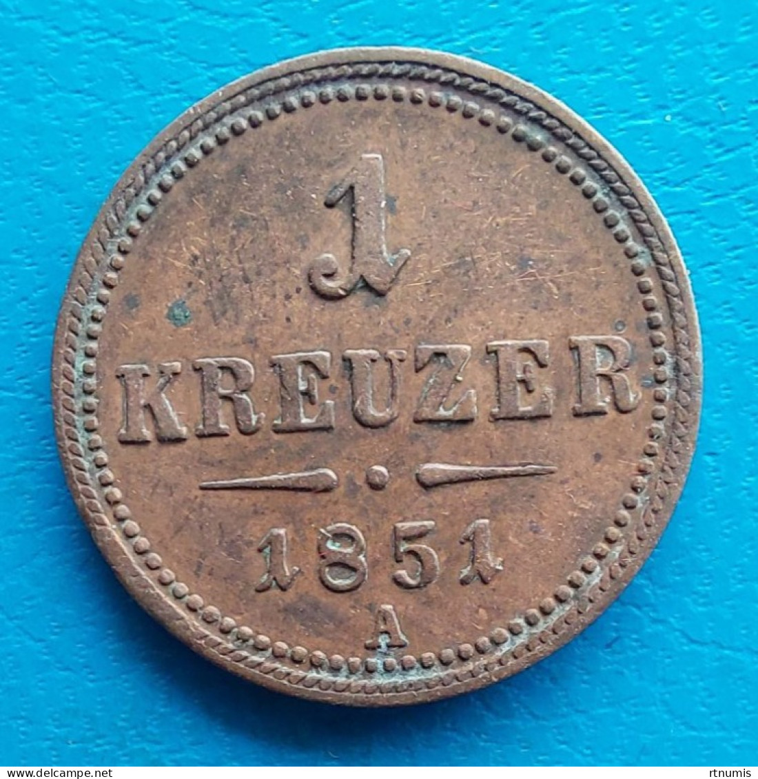 Autriche Austria Österreich 1 Kreuzer 1851 A Km 2185 - Austria