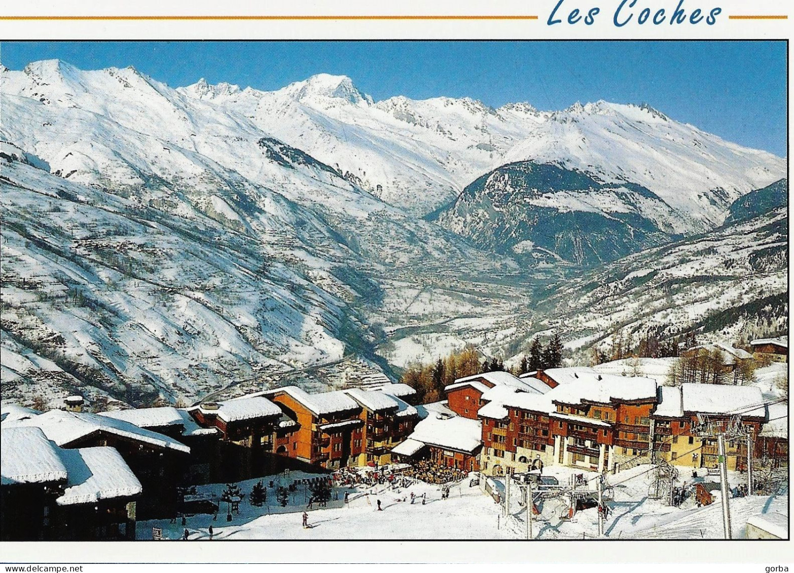*CPM - 73 - Les Coches - Vue Générale, Le Mont Blanc - Sonstige & Ohne Zuordnung