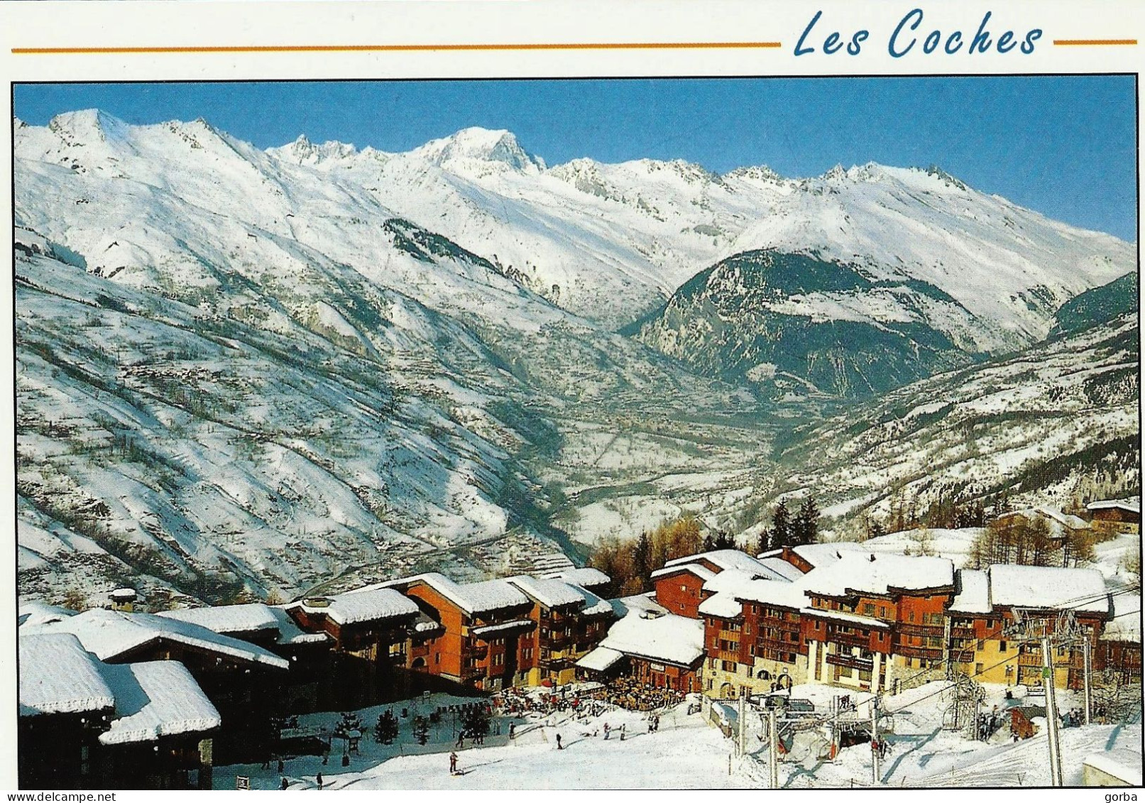 *CPM - 73 - Les Coches (2) - Vue Générale, Le Mont Blanc - Sonstige & Ohne Zuordnung