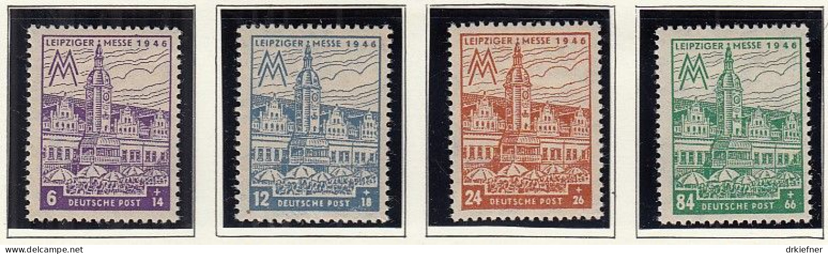 SBZ  162-165 AX, Postfrisch **, Leipziger Messe, 1946 - Mint