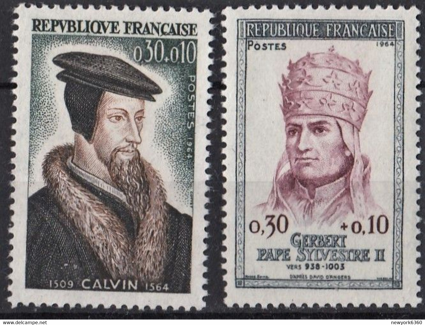 1964 FRANCE N** 1420 1421 MNH - Neufs