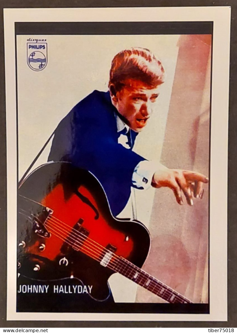 Carte Postale : Johnny Hallyday (Disques Philips Pour Vêtements Caddy - Paris 10e) 1960 - Künstler