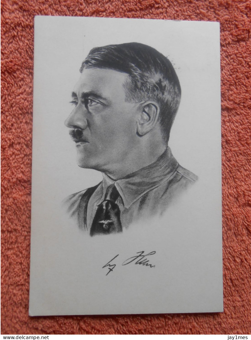 AK Ww2 Hitler Fürher Sonderstempel Munchen 1938 - 1939-45