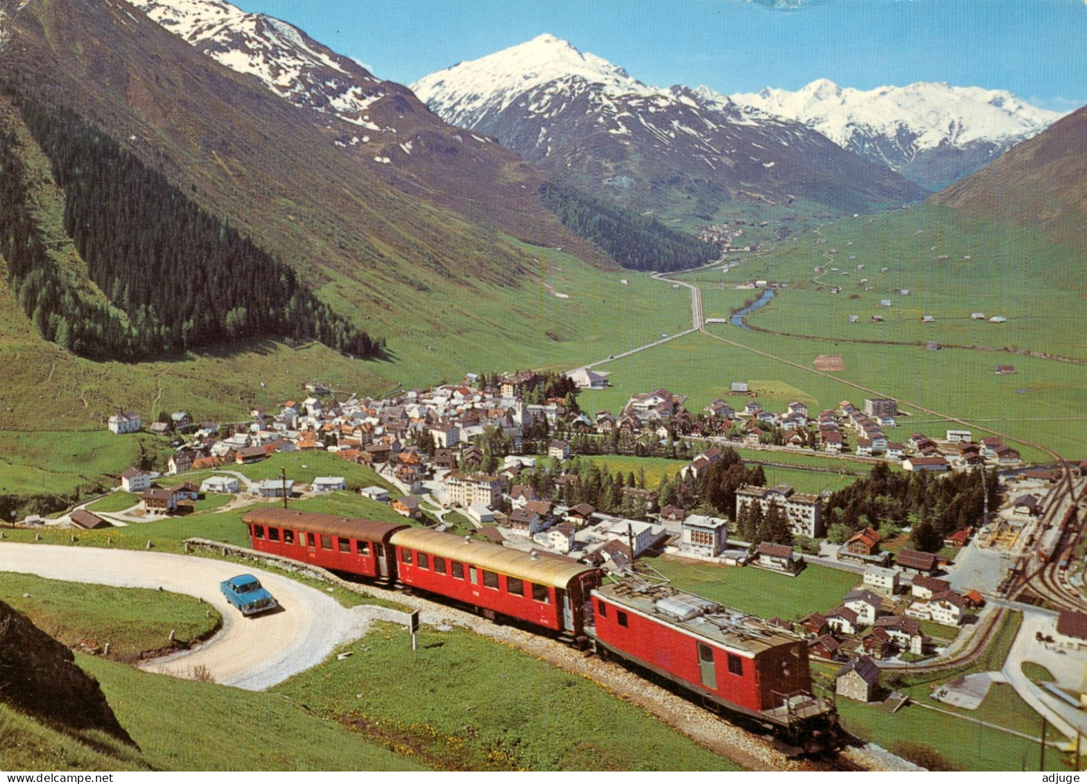 CPM- Suisse - ANDERMATT Mit OBERALPBAHN  * TBE - Andermatt
