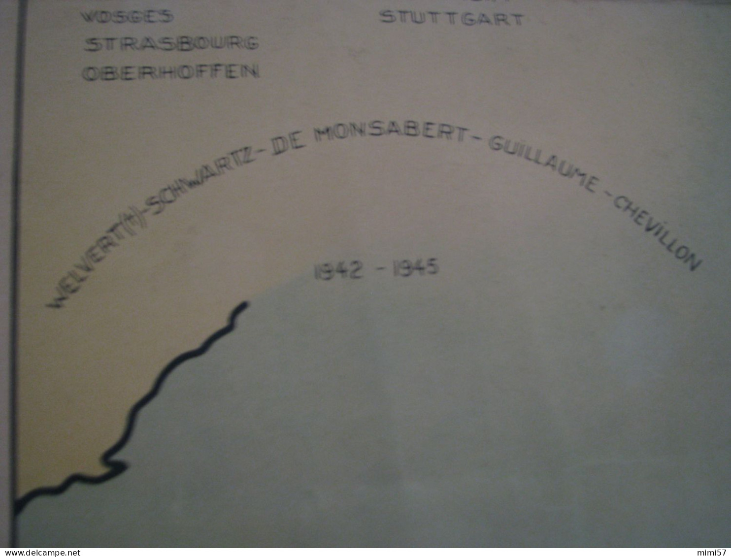 Carte Géographique Militaire 1939/1945 - Documents