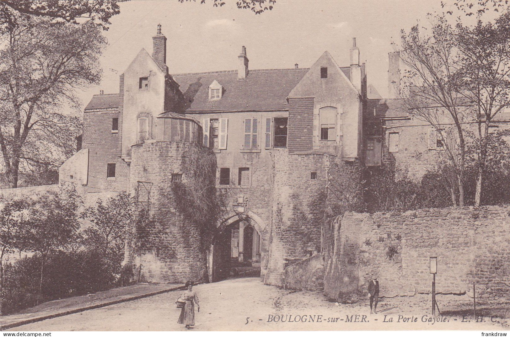 Postcard - Boulogne-sur-MER - La Porte Gayole - E.H.C - VG - Sin Clasificación