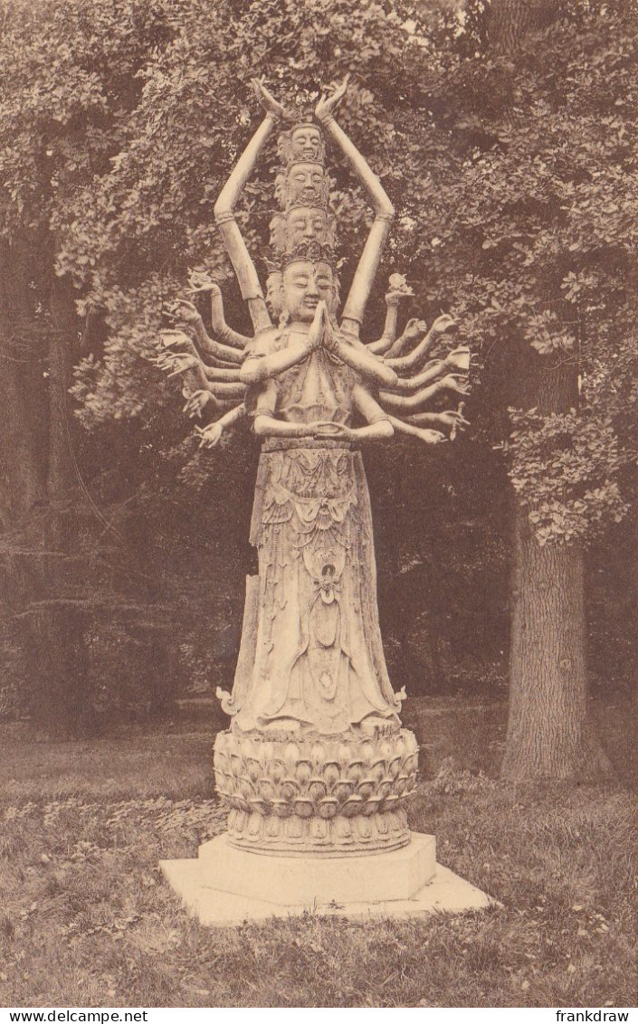 Postcard - Royaume De Belgique - Parc De Mariemont, Statue Monumentale D'Avalokitesvara - VG - Unclassified