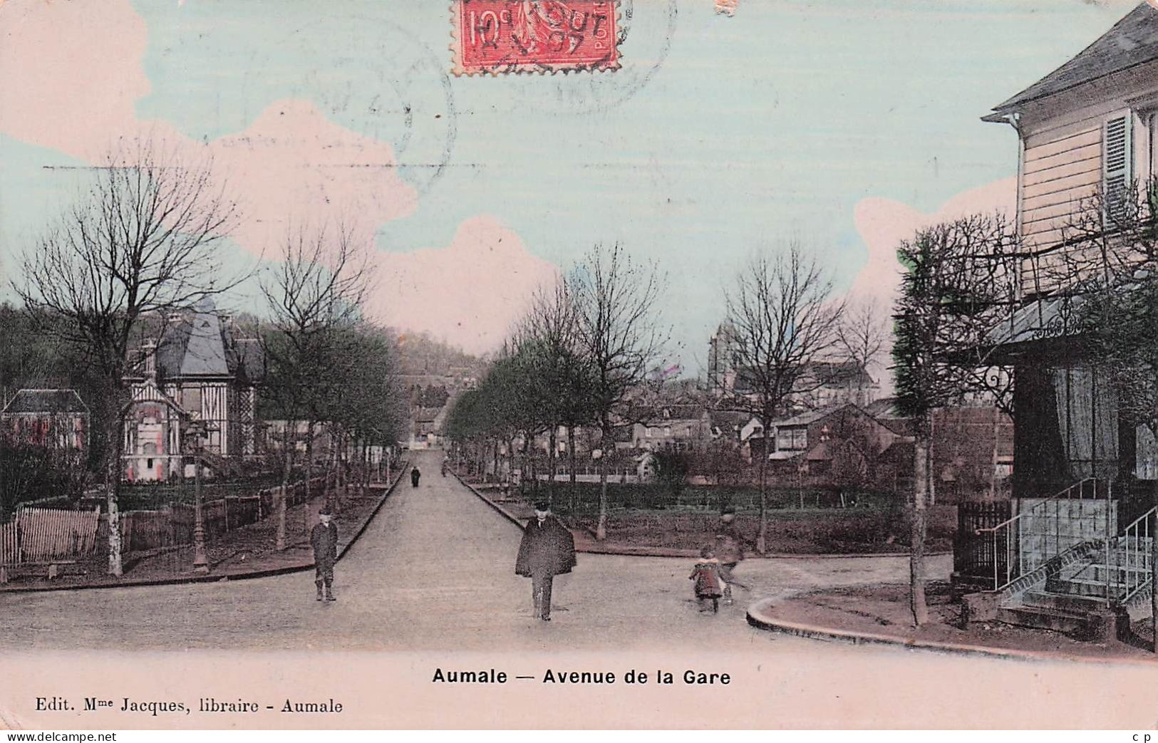 Aumale - Avenue De La Gare  - CPA °J - Aumale