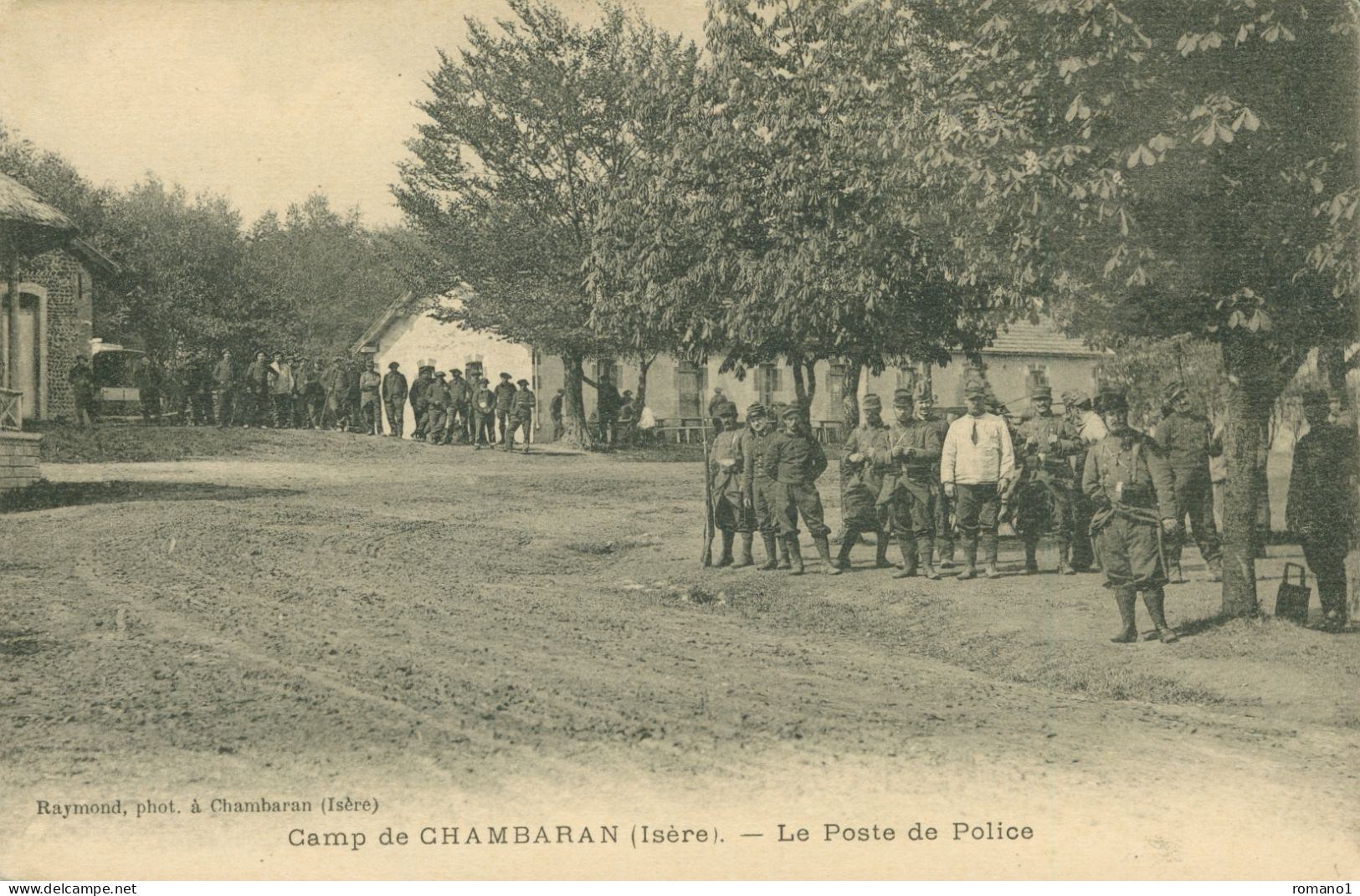 38)  VIRIVILLE  -  Camp De CHAMBARAN  -  Le Poste De Police - Viriville