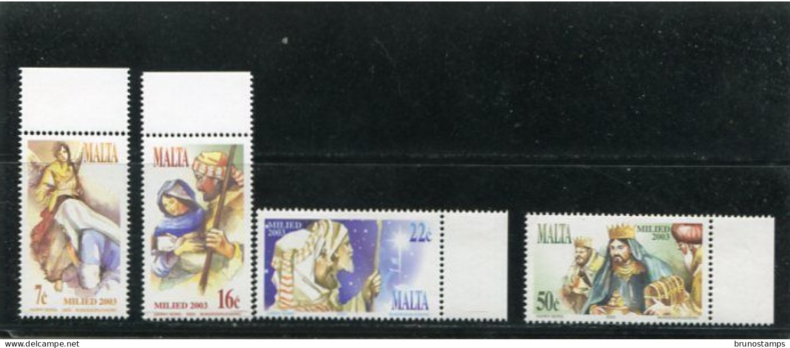 MALTA - 2003  CHRISTMAS  SET  MINT NH - Malta