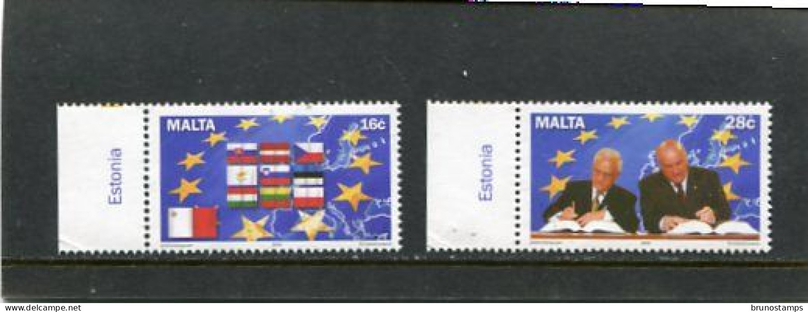 MALTA - 2004  MALTA EU  SET  MINT NH - Malte