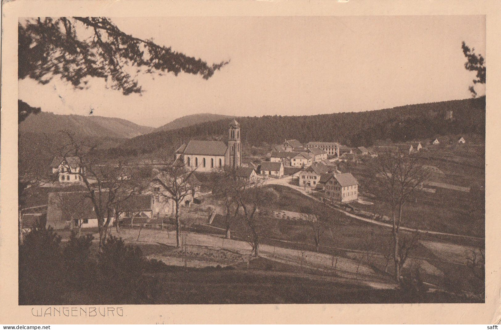 AK Wangenburg - Heute Wangenbourg/Elsass, Totale 1908 - Elsass