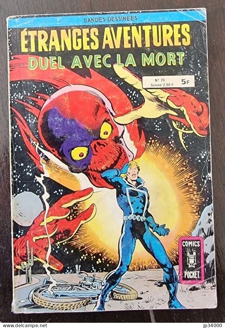 ETRANGES AVENTURES N°70. Duel Avec La Mort. Comics Pocket Aredit En 1981 - Petit Format