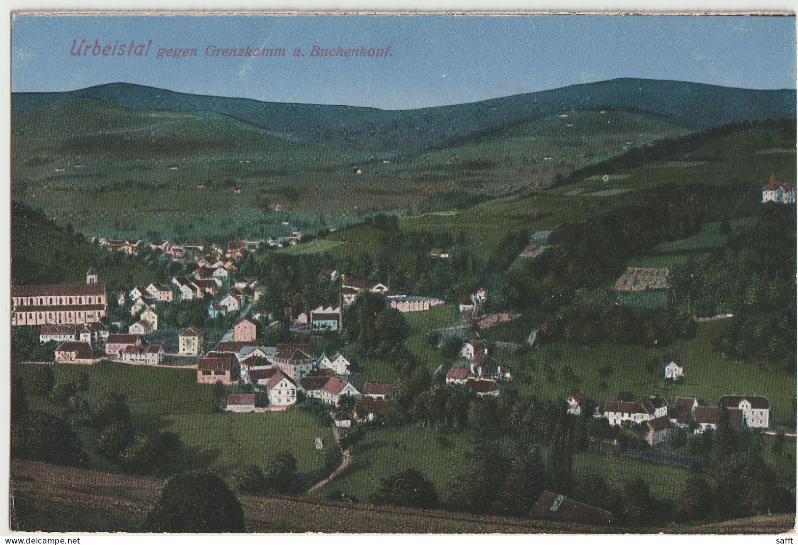 AK Urbeis/Elsass, Urbeistal Gegen Grenzkamm Und Buchenkopf Um 1920 - Elsass