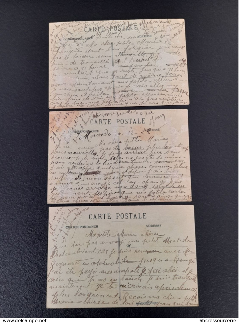 Lot De 3 Carte Postale Ancienne Cpa Rougé Mines De Bonne Fontaine - Miniere