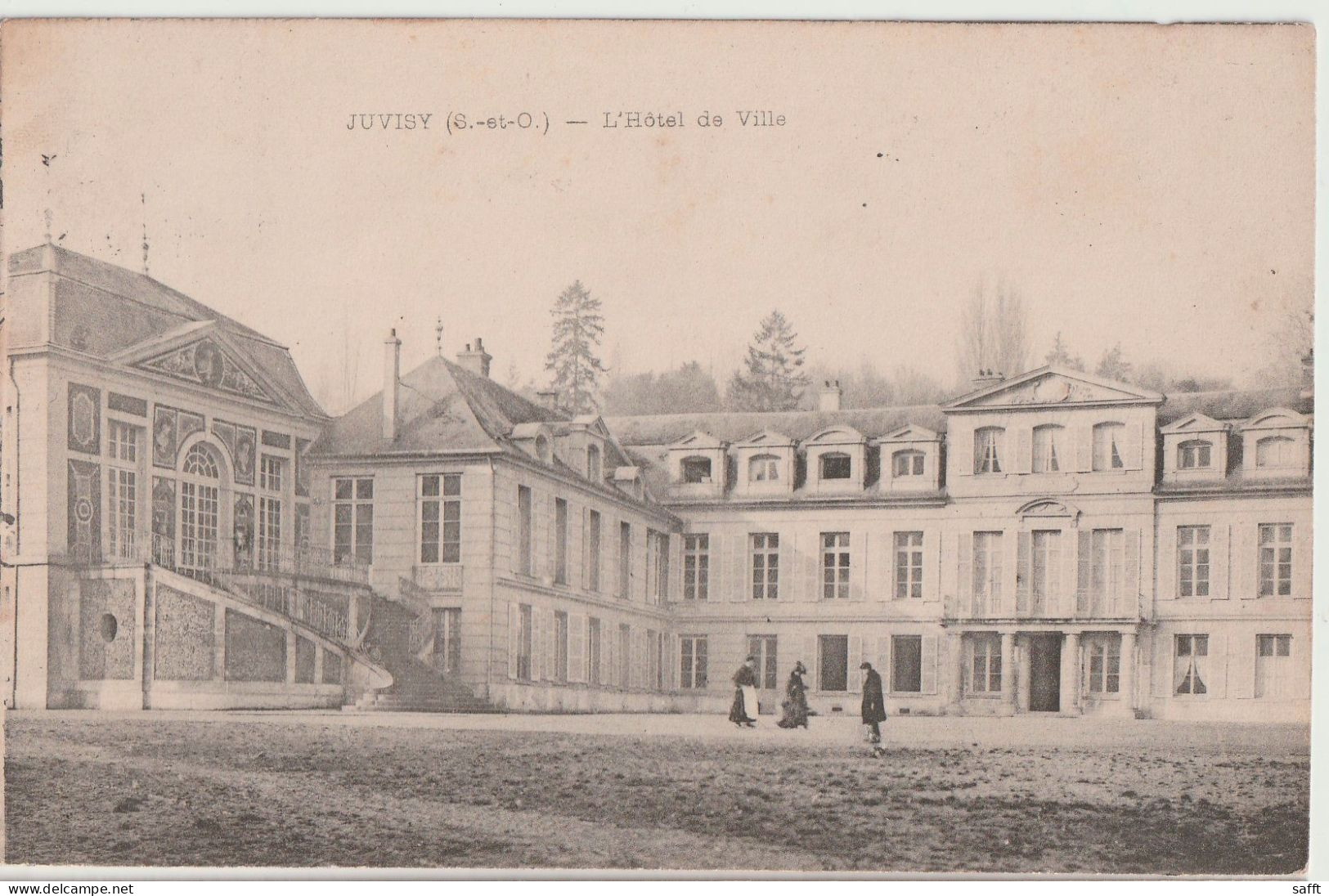 AK Juvisy, L'Hotel De Ville 1905 - Juvisy-sur-Orge