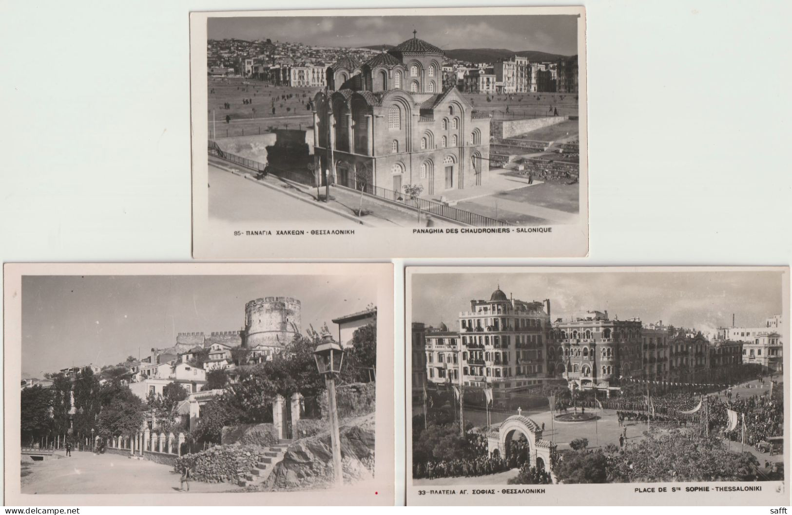 Lot Mit 7 Alten Ansichtskarten Thessaloniki - Grèce