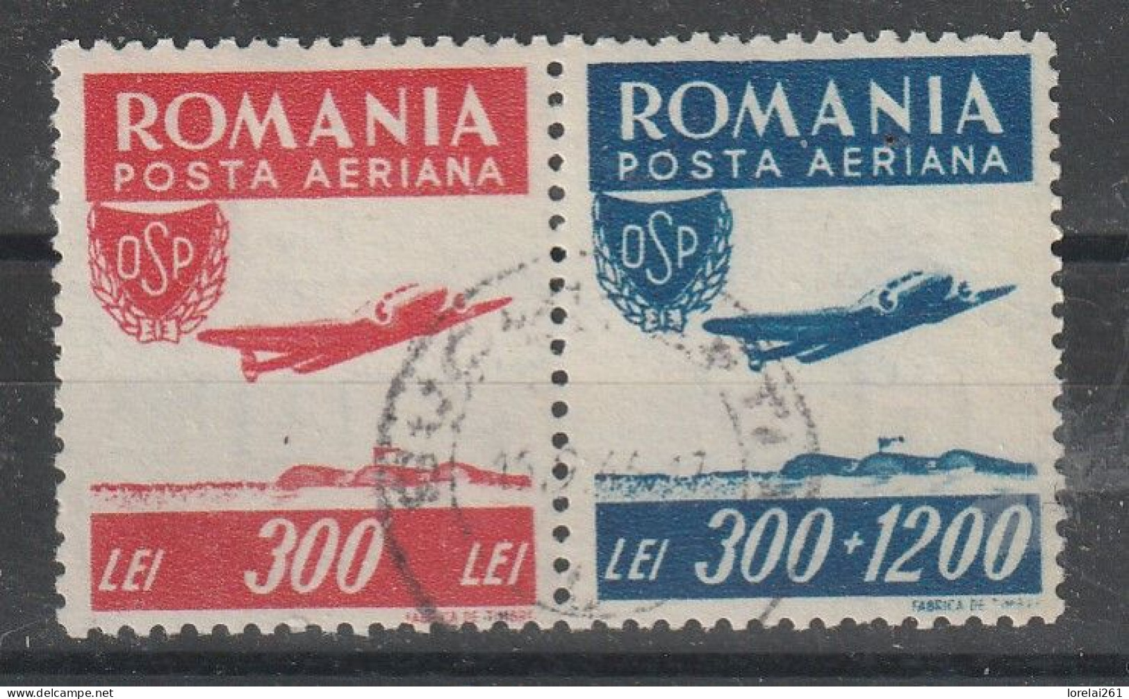 1946 - Sports Populaires O.S.P. Mi No 1005A/1006A - Used Stamps