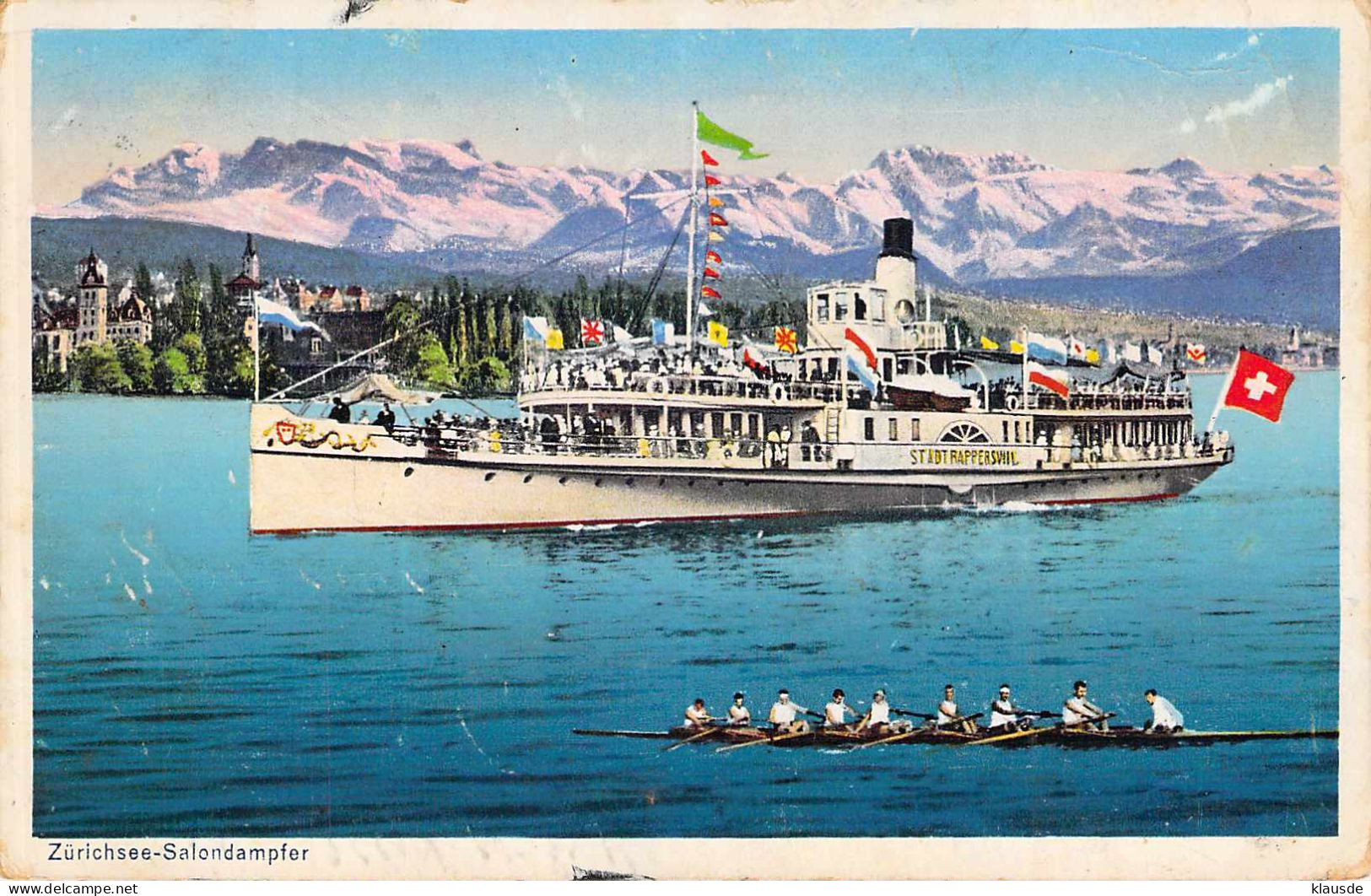 Zürichsee-Salondampfer "Stadt Radolfzell" Gel.1928 - Zürich