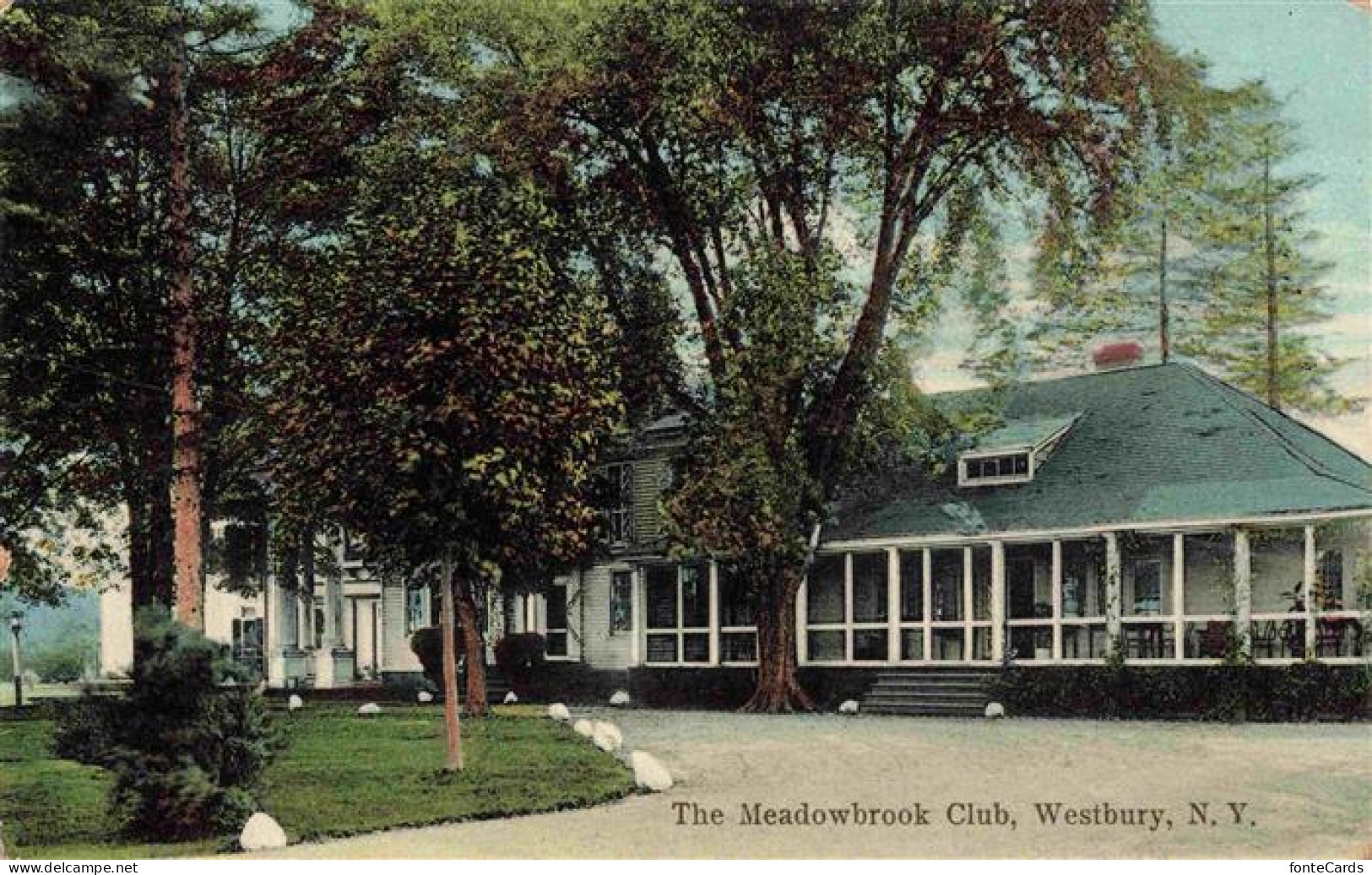 73976372 Westbury_New_York_USA The Meadowbrook Club No. 11 Farbenlichtdruck Lack - Other & Unclassified